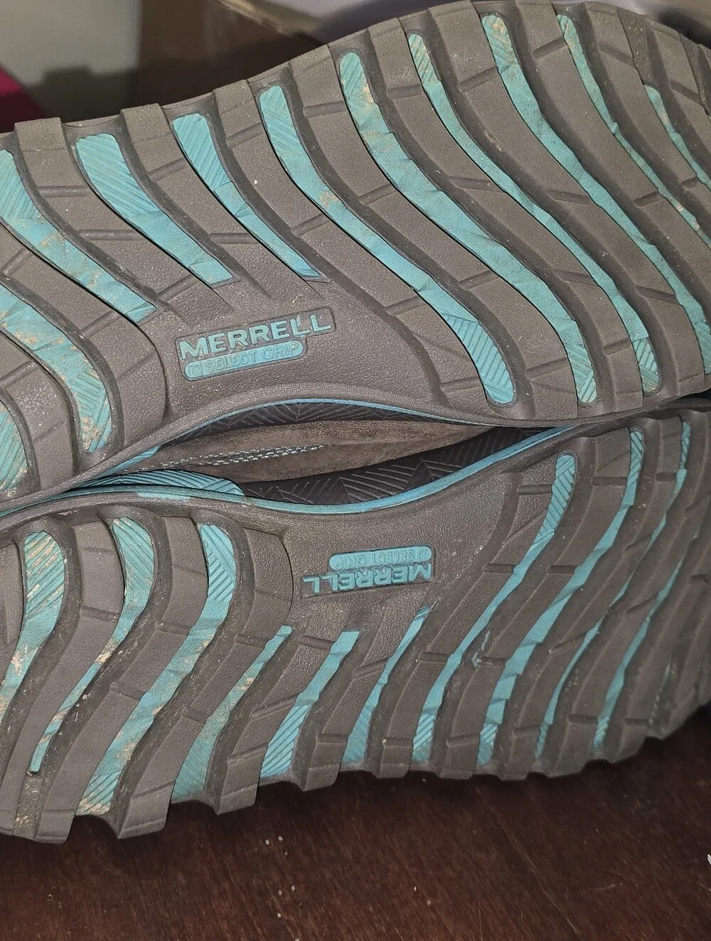 Merrell Brown and Teal Women's Insulated Lace-Up Winter Boot